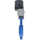 Schmetterlingsventile für abrasive Medien Elephant WBV1632E-2W-Fb-Flansch, Gehäuse - Gusseisen QT450, Scheibe - Edelstahl 316L, Dichtung - EPDM, mit elektrischem Vierteldreh-Antrieb Elephant QTSA-N-EM-O0-220VAC
