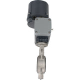 Absperrklappen Elephant WBV3131E-2W-Fb-H zwischenflanschig, Gehäuse - Edelstahl 304, Scheibe - Edelstahl 304, Dichtung - EPDM, mit elektrischem Vierteldrehantrieb Elephant QTSA-N-EM-O0-220VAC