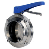Wasser-Schmetterlingsventil Elephant WBV3131E-2W-W-H, Gehäusematerial - Edelstahl AISI 304, Scheibenmaterial - Edelstahl AISI 304, Dichtung - EPDM, geschweißt, mit Griff