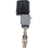 Absperrklappen Elephant WBV3131P-2W-Fb-H mit Zwischenflansch, Gehäuse - Edelstahl 304, Scheibe - Edelstahl 304, Dichtung - PTFE, mit elektrischem Vierteldreh-Antrieb Elephant QTSA-N-EM-O0-220VAC