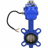 Wasser-Schmetterlingsventil Elephant ggg50-316l-epdm-elephant-12, Gehäusematerial - Gusseisen GGG50, Scheibenmaterial - Edelstahl AISI 316L, Dichtung - EPDM, elektrisch betätigt