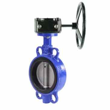 Wasser-Drosselklappe Elephant WCB-316L-NBR Gehäusematerial - Kohlenstoffstahl WCB, Scheibenmaterial - Edelstahl AISI 316L, Dichtung - NBR mit Getriebe Elephant HAM