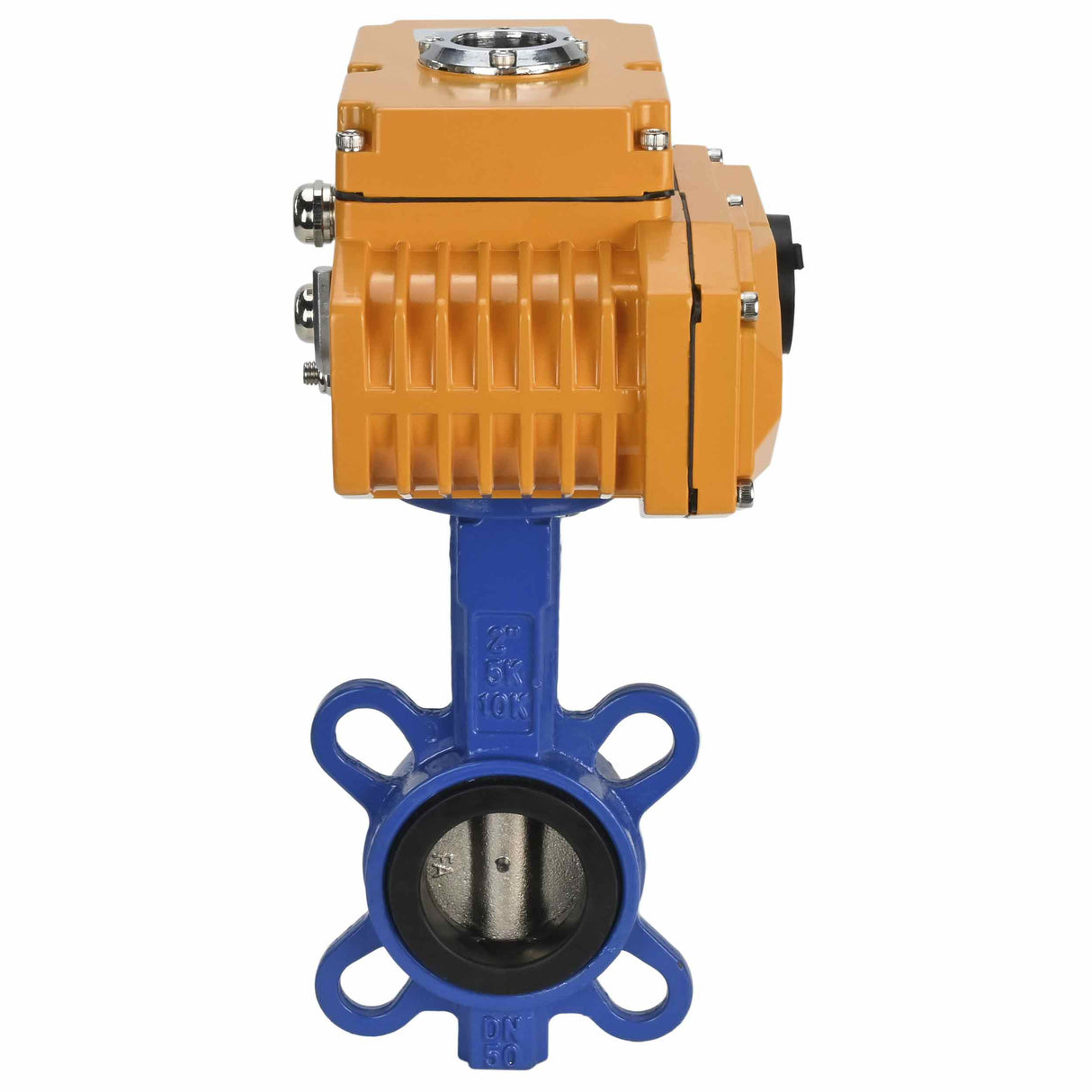 Wasser-Drosselklappe Elephant WBV1332N-2W-Fb-H Gehäusematerial - Gusseisen GGG50, Scheibenmaterial - Edelstahl 316L, Dichtung - NBR mit Elektroantrieb Elephant 380V