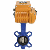 Wasser-Drosselklappe Elephant WBV1332N-2W-Fb-H Gehäusematerial - Gusseisen GGG50, Scheibenmaterial - Edelstahl 316L, Dichtung - NBR mit Elektroantrieb Elephant 380V
