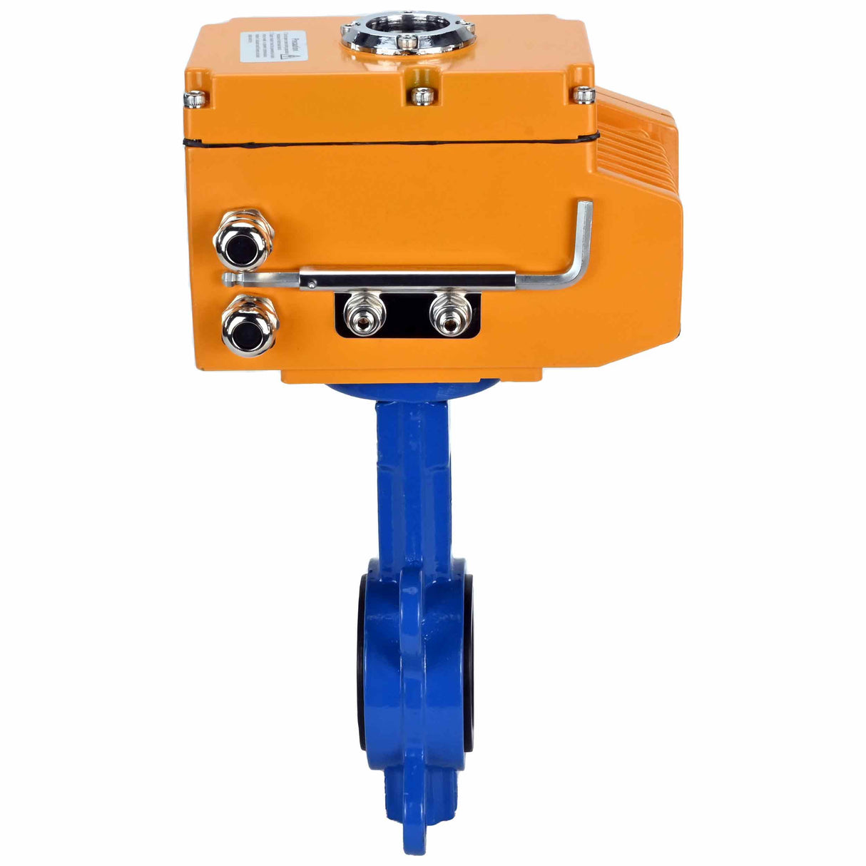 Wasser-Drosselklappe Elephant WBV1332N-2W-Fb-H Gehäusematerial - Gusseisen GGG50, Scheibenmaterial - Edelstahl 316L, Dichtung - NBR mit Elektroantrieb Elephant 24V