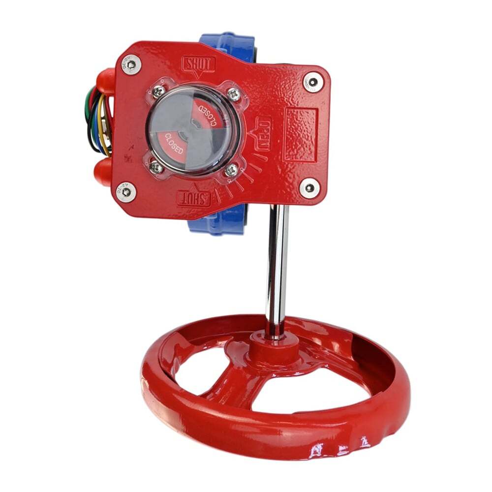 Wasser-Drosselklappe Elephant WCB-316L-EPDM Gehäusematerial - Kohlenstoffstahl WCB, Scheibenmaterial - Edelstahl AISI 316L, Dichtung - EPDM mit Getriebe Elephant HGBF, Stellungsanzeige und Rückmeldesensor