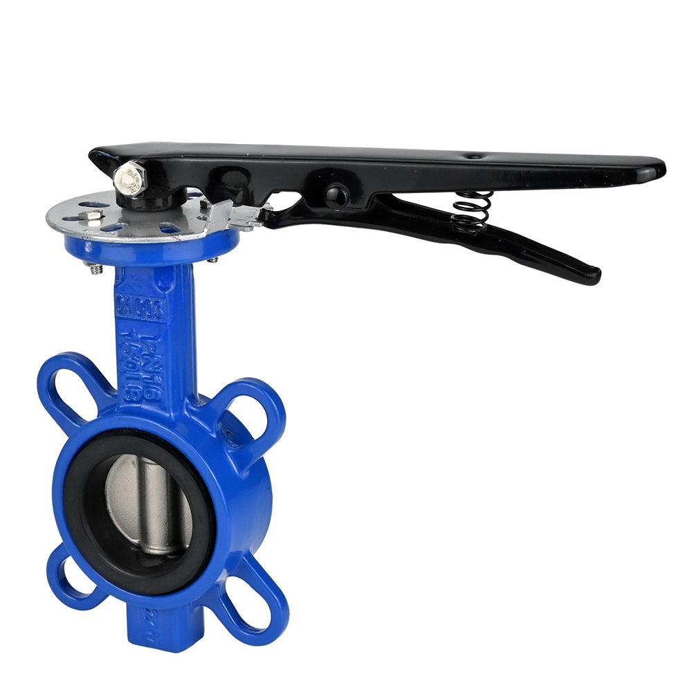 Wasser-drosselklappe Elephant WCB-316L-VITON 232 PSI, gehäusematerial – edelstahl WCB, scheibenmaterial – edelstahl 316L, dichtung – VITON, handradbetätigung