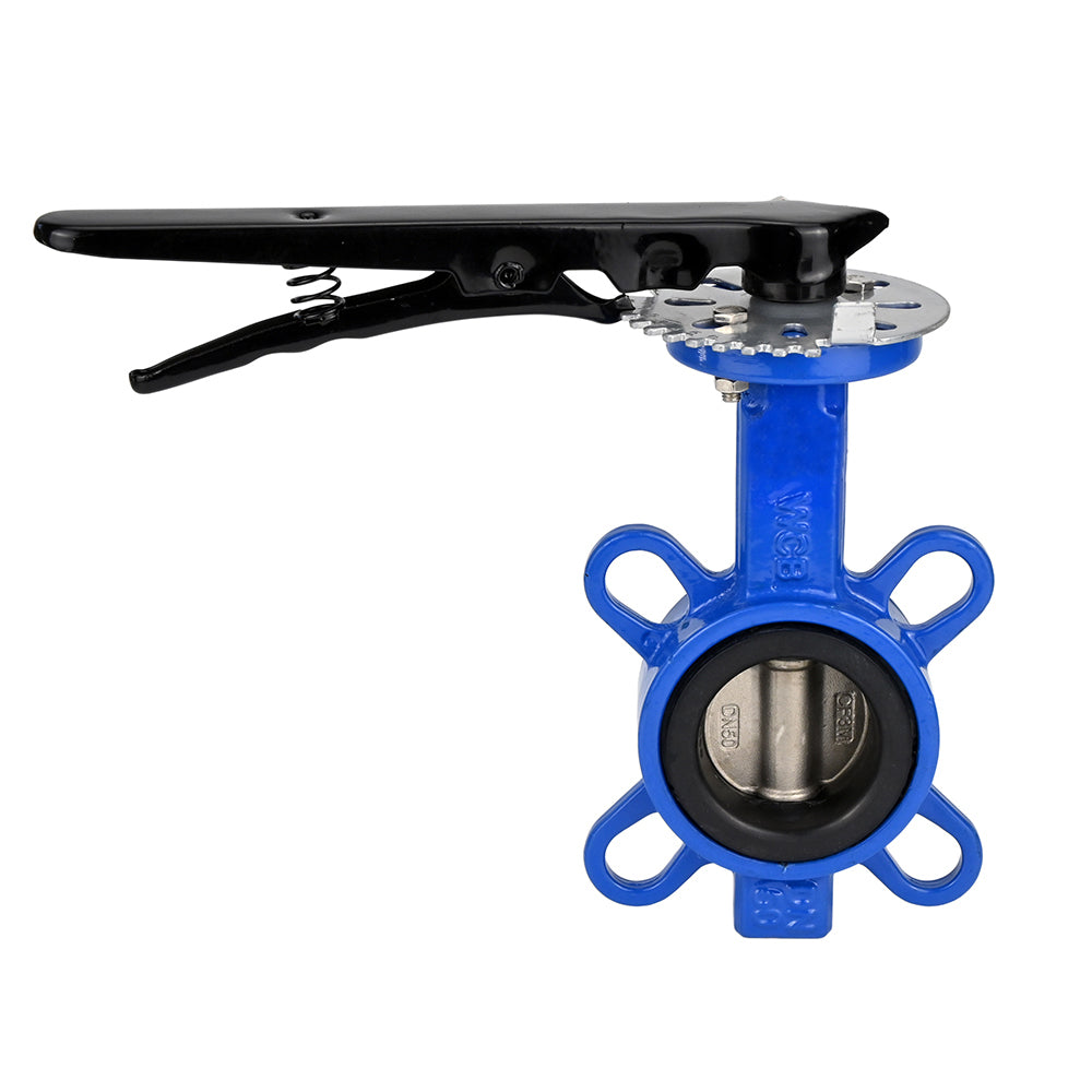 Wasser-drosselklappe Elephant WCB-316L-VITON 232 PSI, gehäusematerial – edelstahl WCB, scheibenmaterial – edelstahl 316L, dichtung – VITON, handradbetätigung