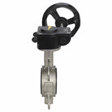 Wasser-Schmetterlingsventil Elephant 316L-316L-NBR Gehäusematerial - Edelstahl AISI 316L, Scheibenmaterial - Edelstahl AISI 316L, Dichtung - NBR mit Getriebe Elephant HAM
