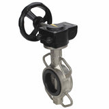 Wasser-Schmetterlingsventil Elephant 316L-316L-VITON Gehäusematerial - Edelstahl AISI 316L, Scheibenmaterial - Edelstahl AISI 316L, Dichtung - Viton mit Getriebe Elephant HAM