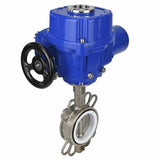 Absperrschmetterlingsventil Water Elephant 316L-316L-PTFE Gehäusematerial - Edelstahl AISI 316L, Scheibenmaterial - Edelstahl AISI 316L, Dichtung - PTFE mit 1/4-Umdrehungs-Elektroantrieb Elephant QT-W (M) 220V